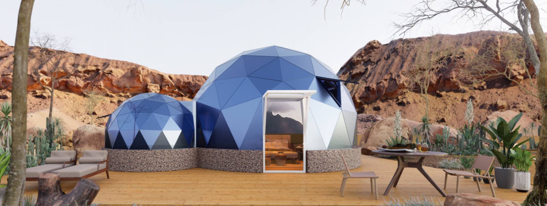 周村区球形智能光伏玻璃星空房